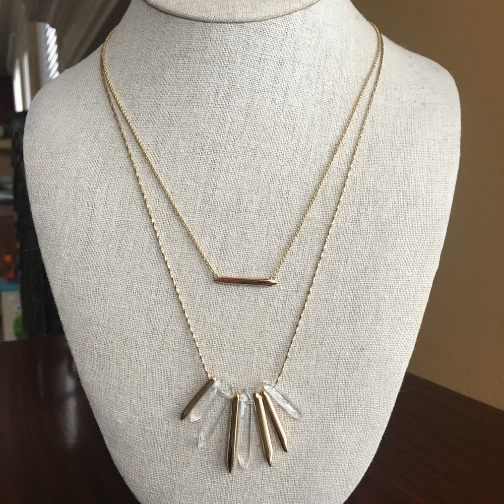 Stella & Dot Rebel Cluster Necklace